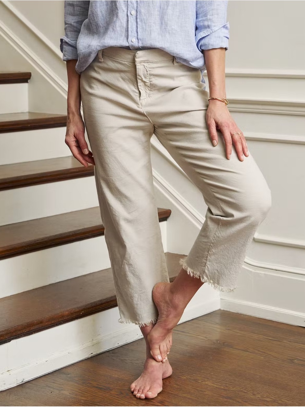 Frank & Eileen • Kinsale Performance Pant in Cement